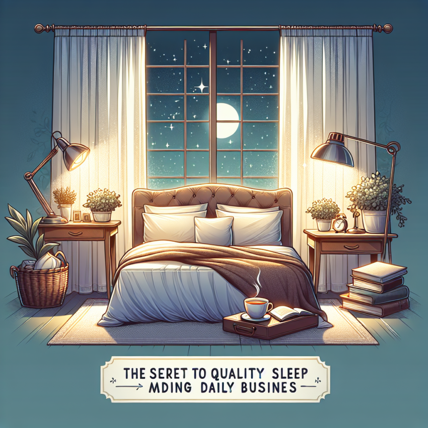 Rahasia Mendapatkan Tidur Berkualitas di Tengah Kesibukan Harian